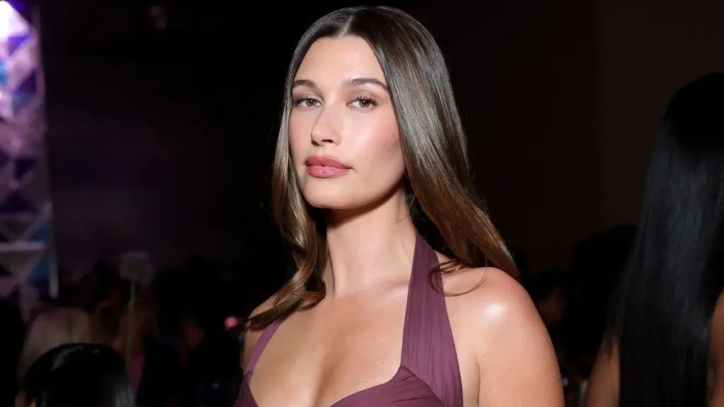 Hailey Bieber Stuns in Strapless Bra for Victoria's Secret Campaign