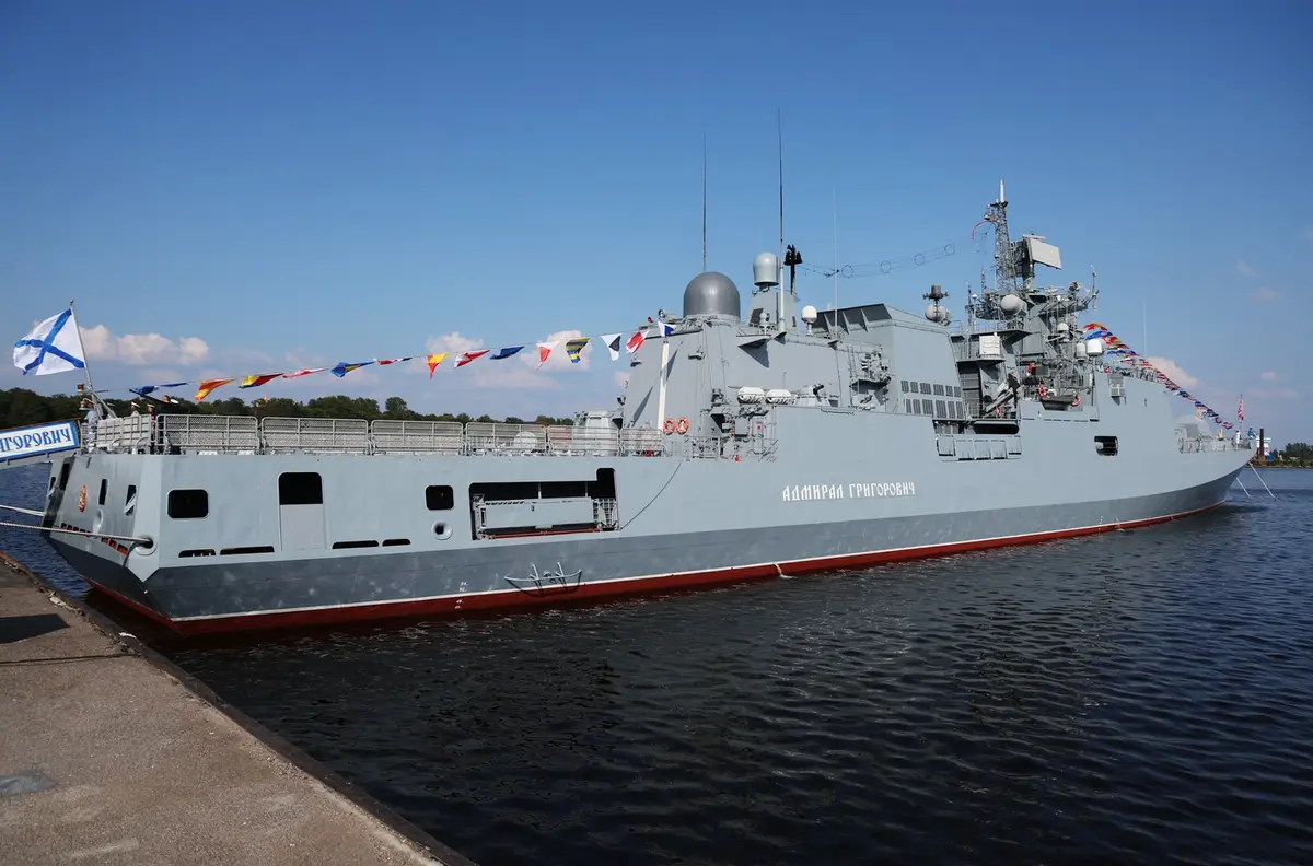 Fregata rusească Amiral Grigorovici a tras asupra unui iaht britanic în Canalul Mânecii