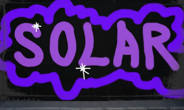 Graffiti artwork by SOLAR