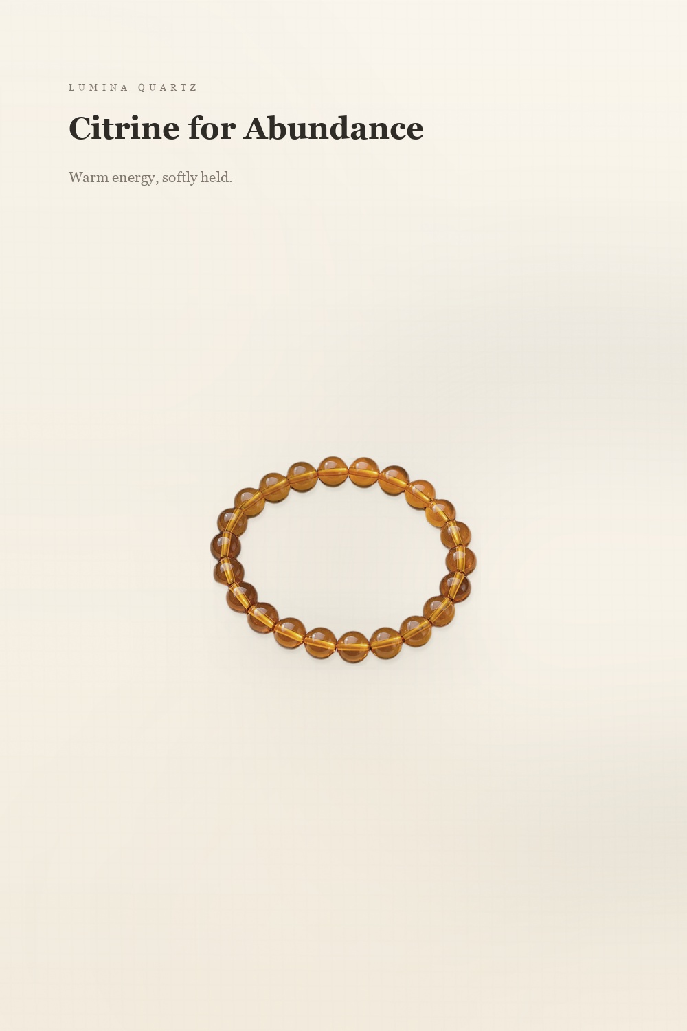 Citrine Abundance Bracelet – Attract Positive Energy | Lumina Quartz