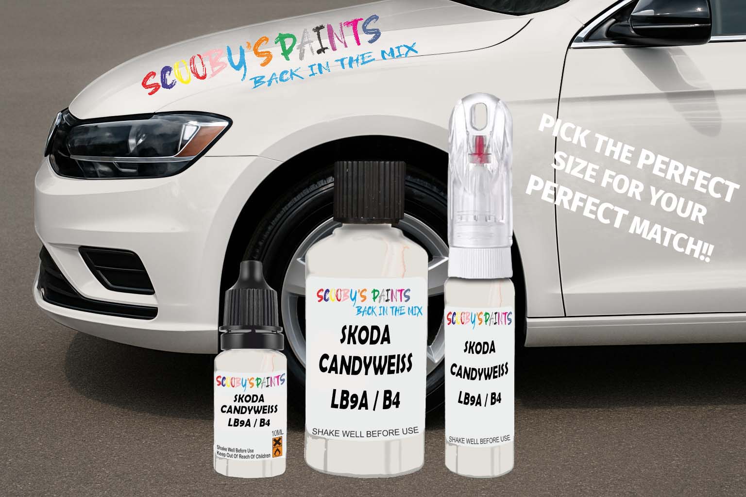 Scooby’s Paints – Skoda Triple Touch-Up