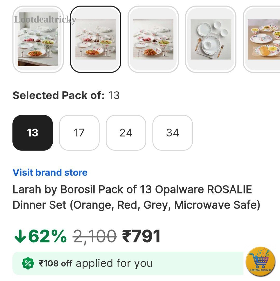 Larah By Borosil – Just ₹791 | Loot Ka Maal Larah By Borosil – Just ₹791 | Loot Ka Maal