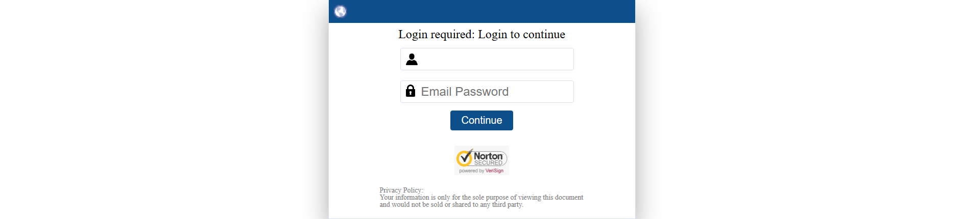 Forensic screenshot of [REDACTED] showing the phishing page layout