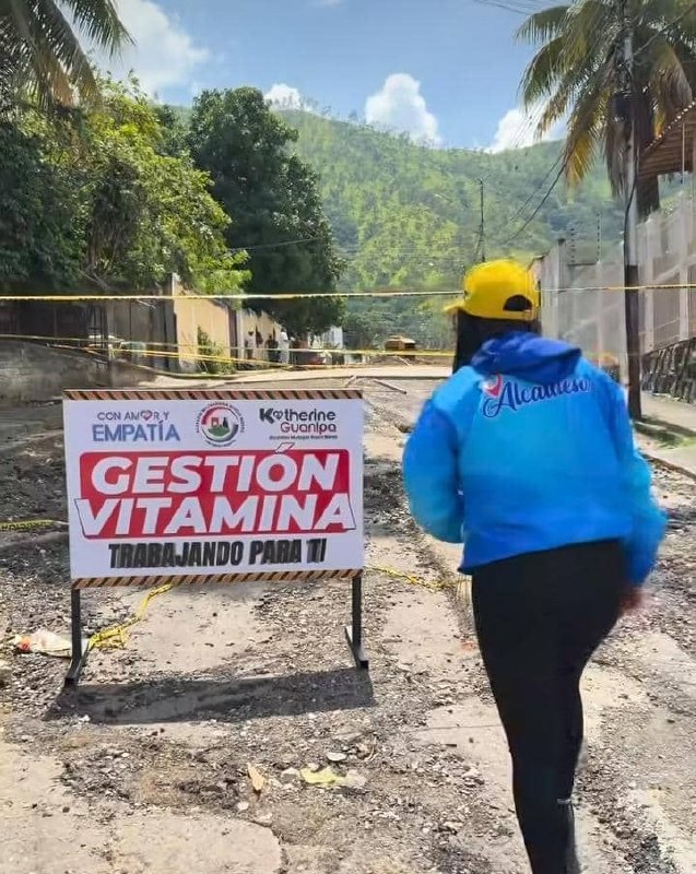 Plan de mejoramiento vial +36 aborda calles del municipio Roscio Nieves