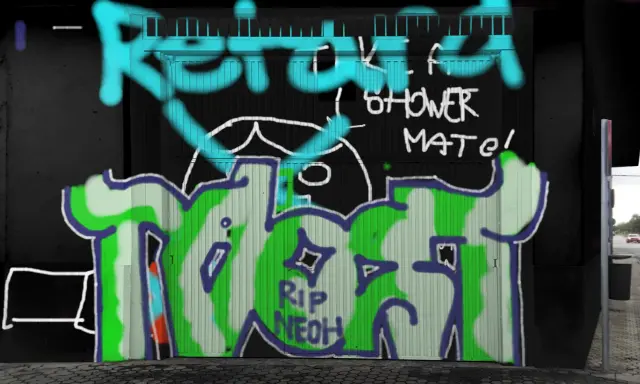 Graffiti artwork by taost