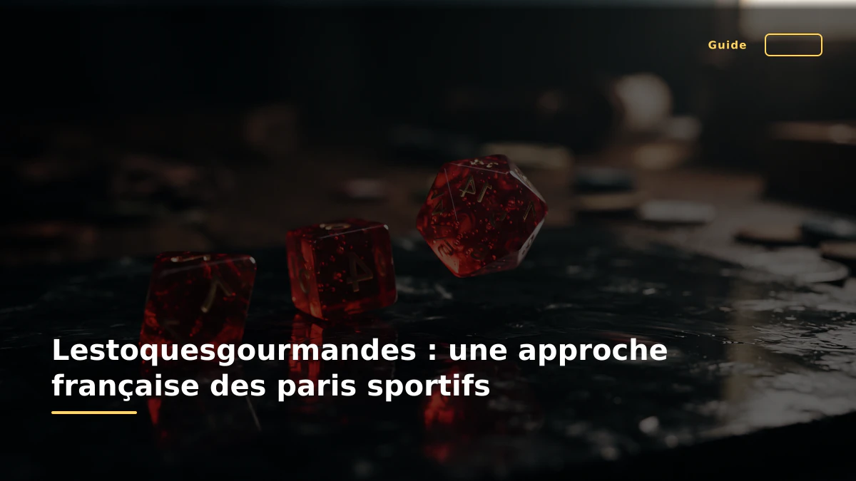 Lestoquesgourmandes : une approche française des paris sportifs