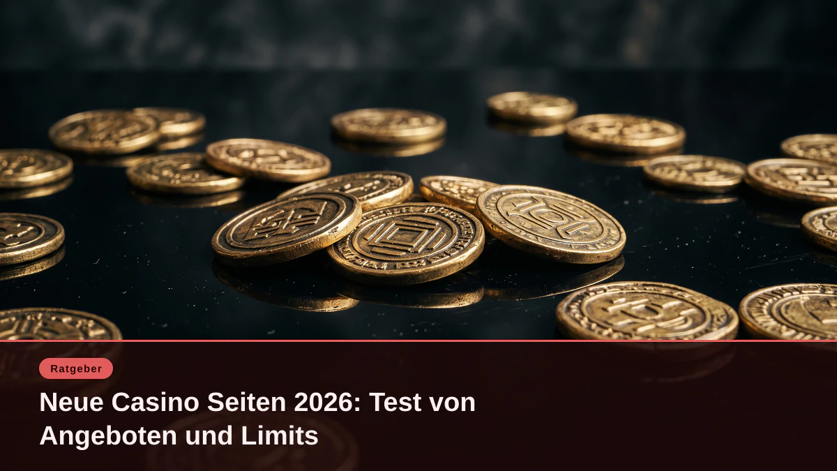 Neue Casino Seiten 2026: Test von Angeboten und Limits