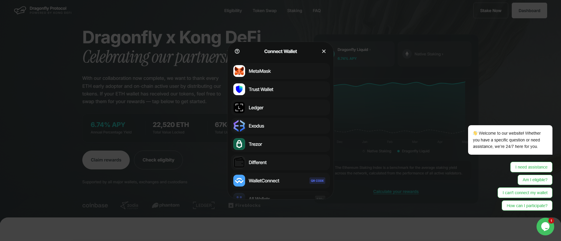 Screenshot of dragonflyprotocol.net
