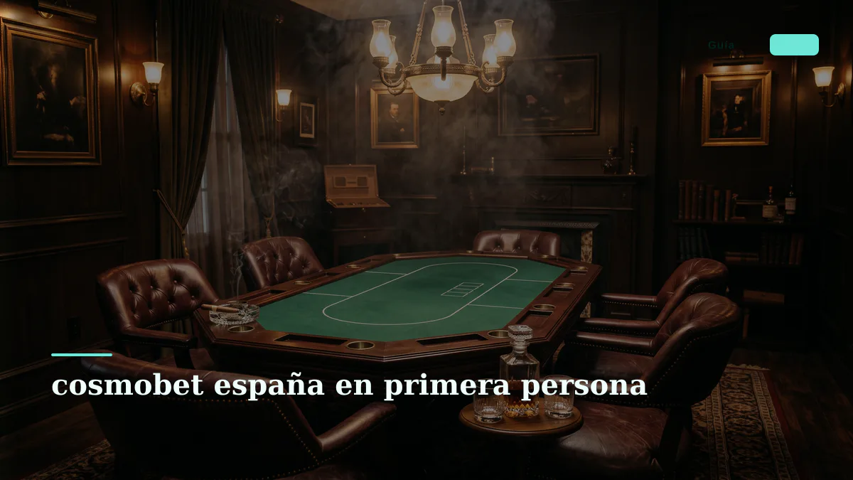 cosmobet españa en primera persona