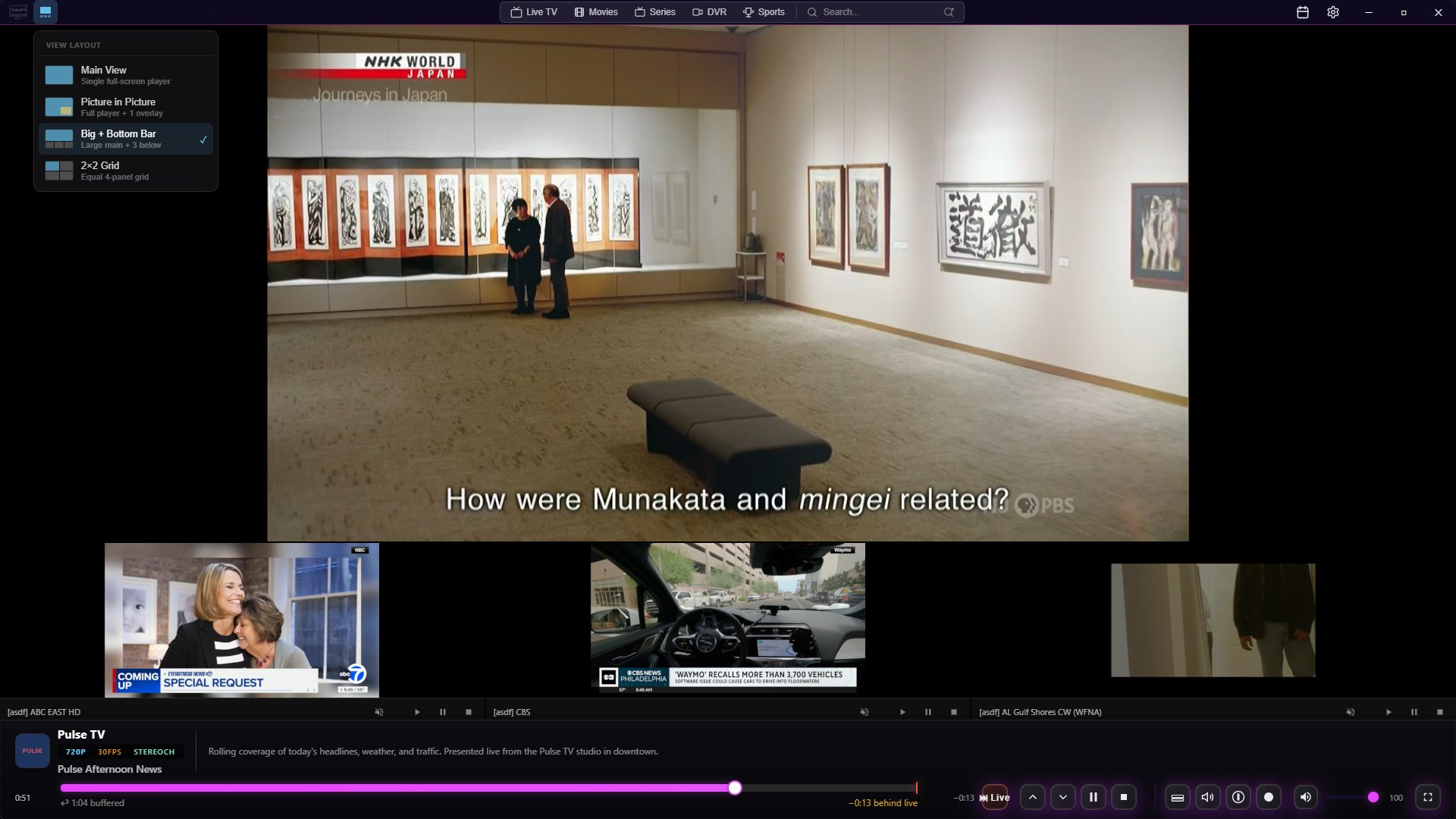 Multiview Menu