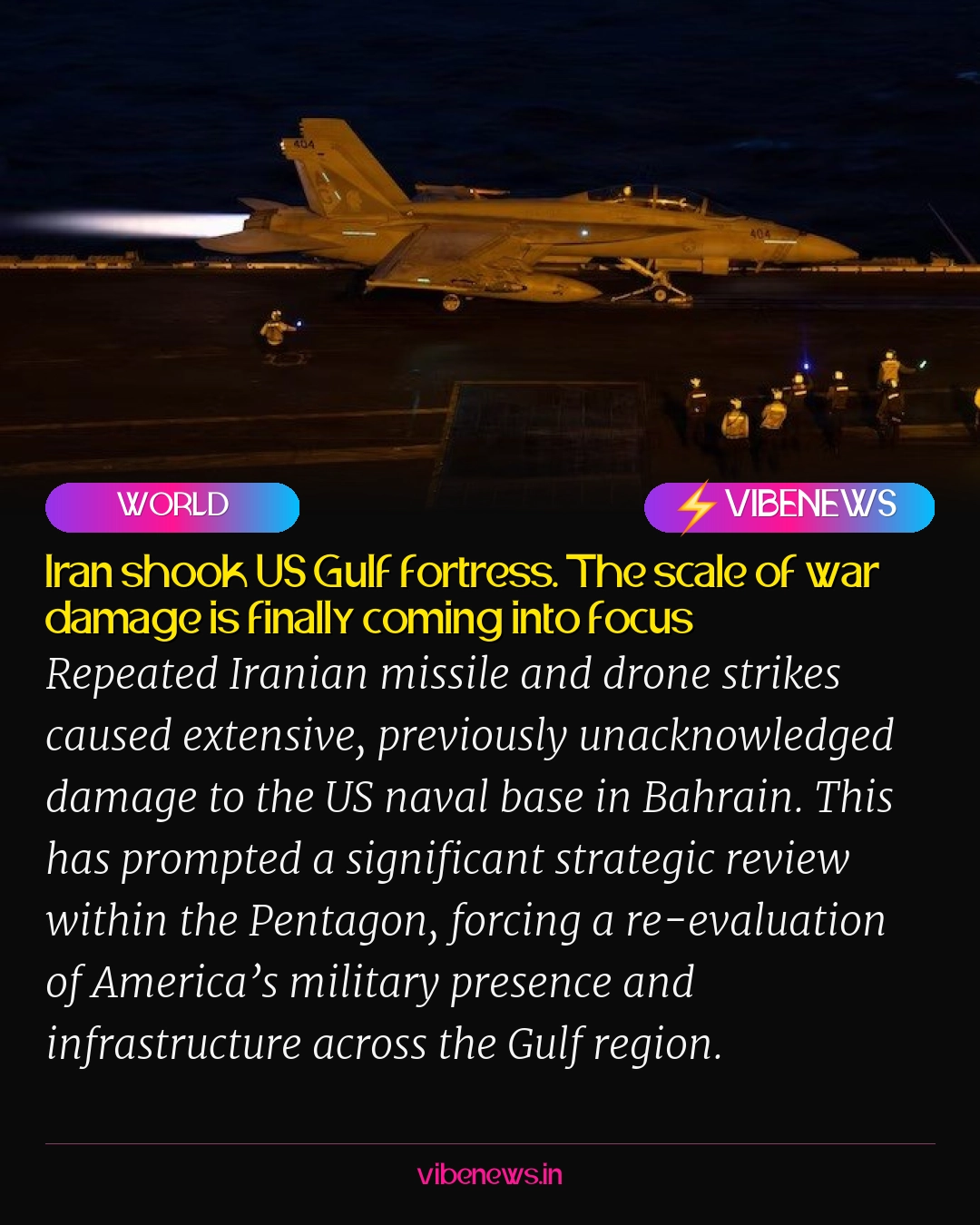 Iran shook US Gulf fortress. The scale of war damage is finally coming into focus