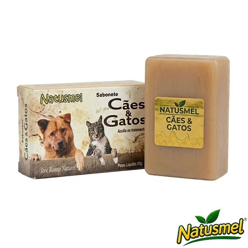 SABONETE NATUSMEL 85G CAES & GATO 1X12 - foto 1