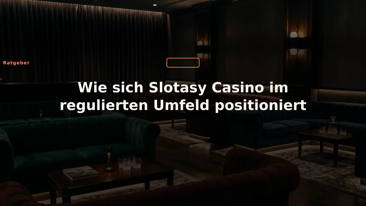 Wie sich Slotasy Casino im regulierten Umfeld positioniert