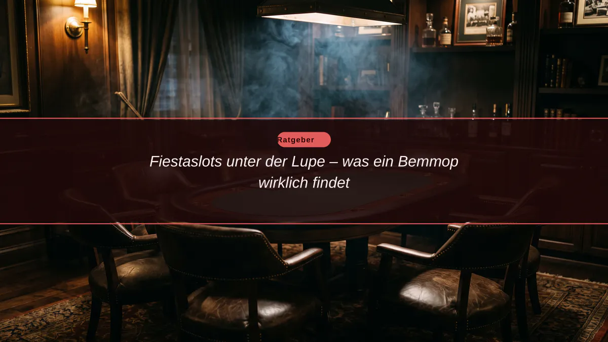 Fiestaslots unter der Lupe – was ein Beттор wirklich findet