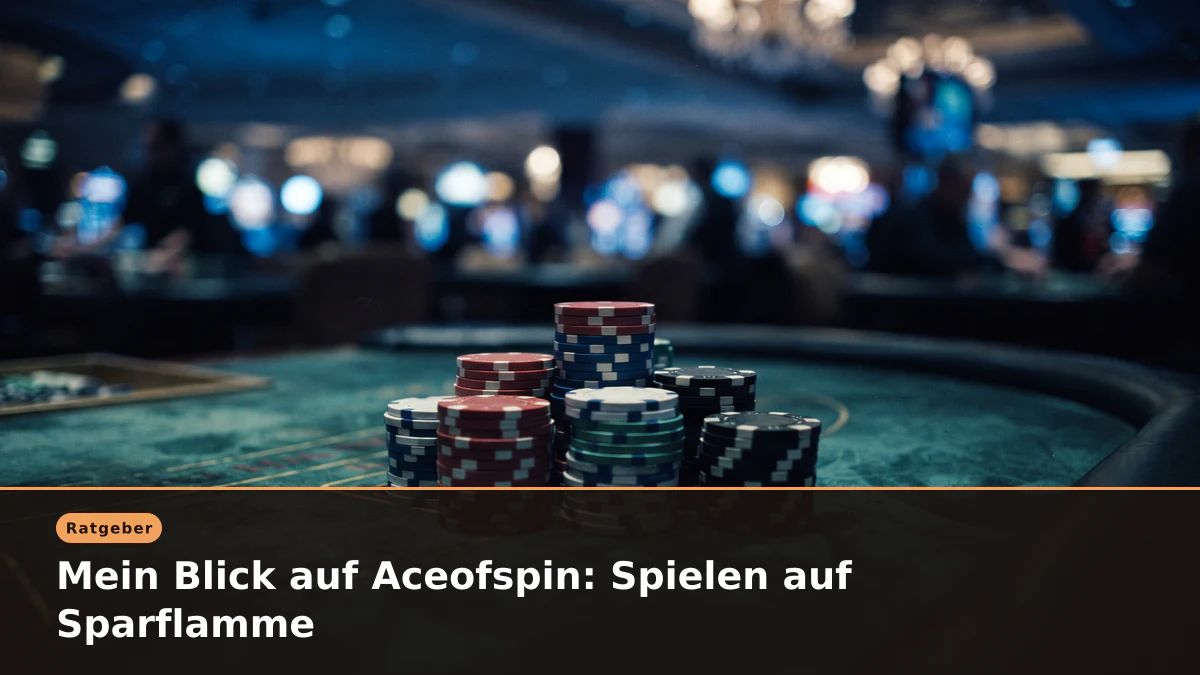 Mein Blick auf Aceofspin: Spielen auf Sparflamme
