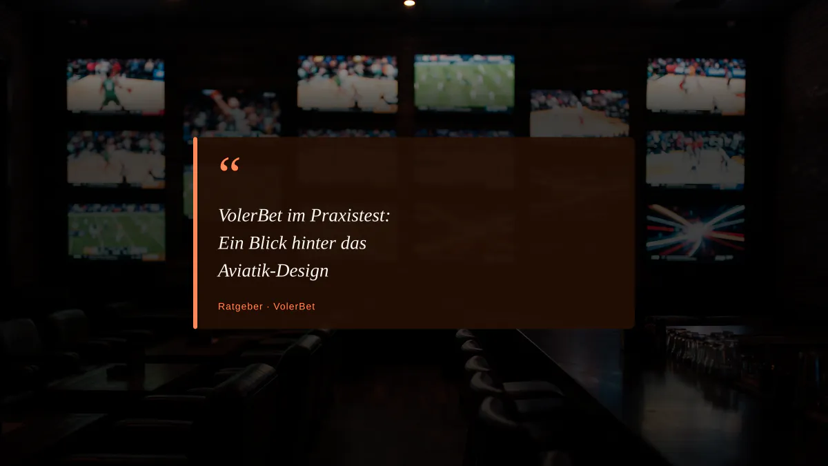 VolerBet im Praxistest: Ein Blick hinter das Aviatik-Design