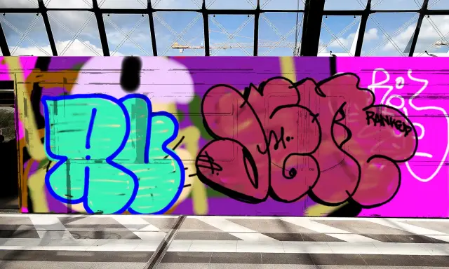 Graffiti artwork by JERR