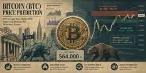 Bitcoin Holds Steady Near $64,000 Amidst Rising Investor Interest