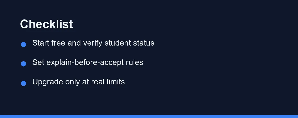Checklist