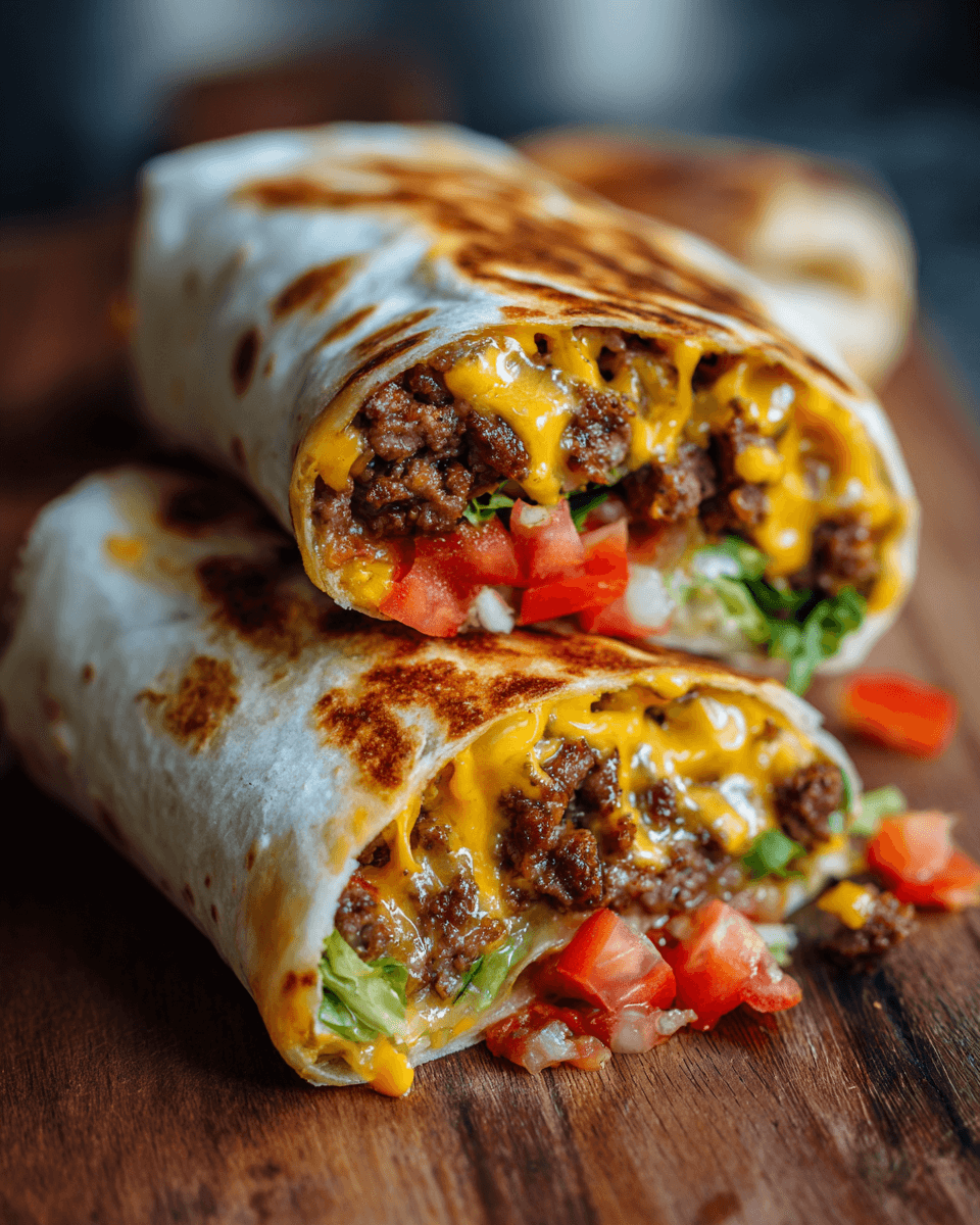Master The Art Of Cheeseburger Burritos: A Complete Guide step photo
