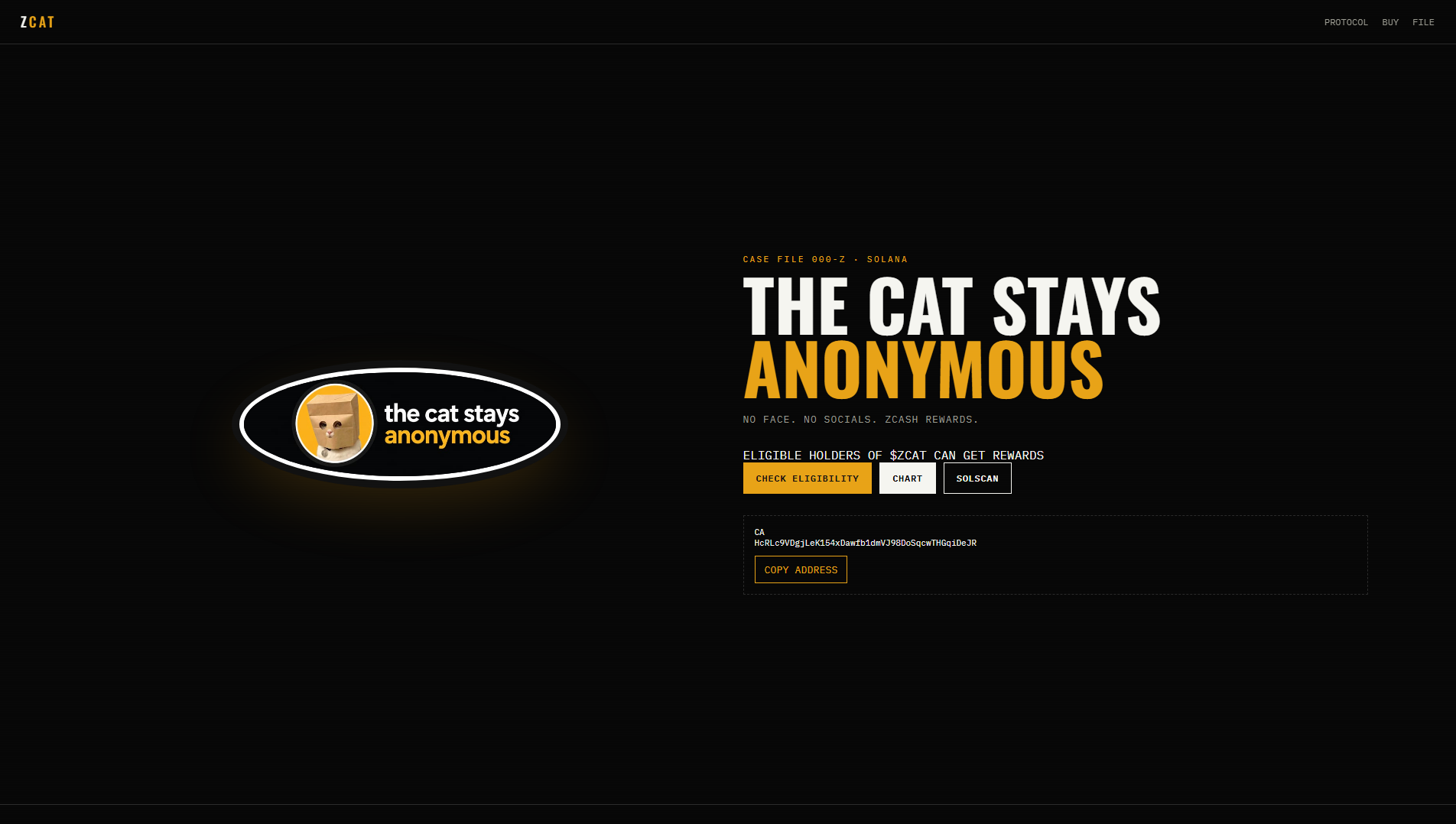 Stored capture of zcat.world