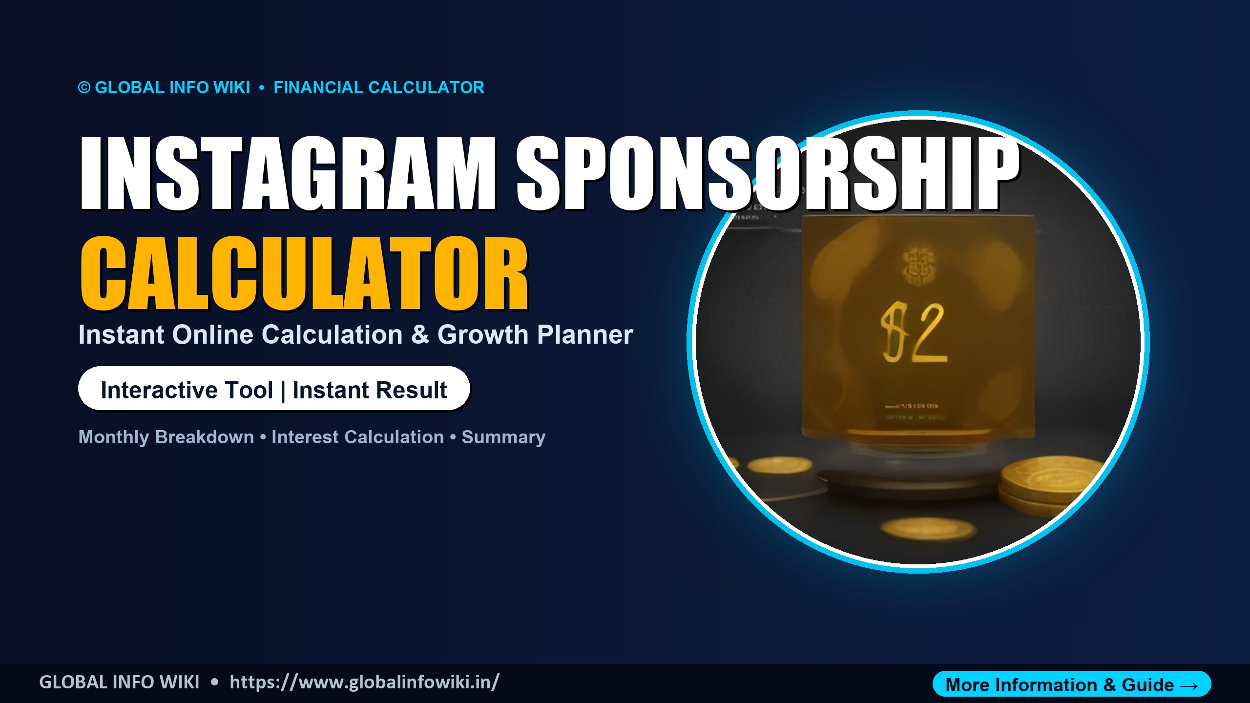 Instagram Sponsorship Rate Calculator India 2026 — How Much to Charge for Sponsored Posts Instagram Sponsorship Rate Calculator India 2026 — How Much to Charge for Sponsored Posts