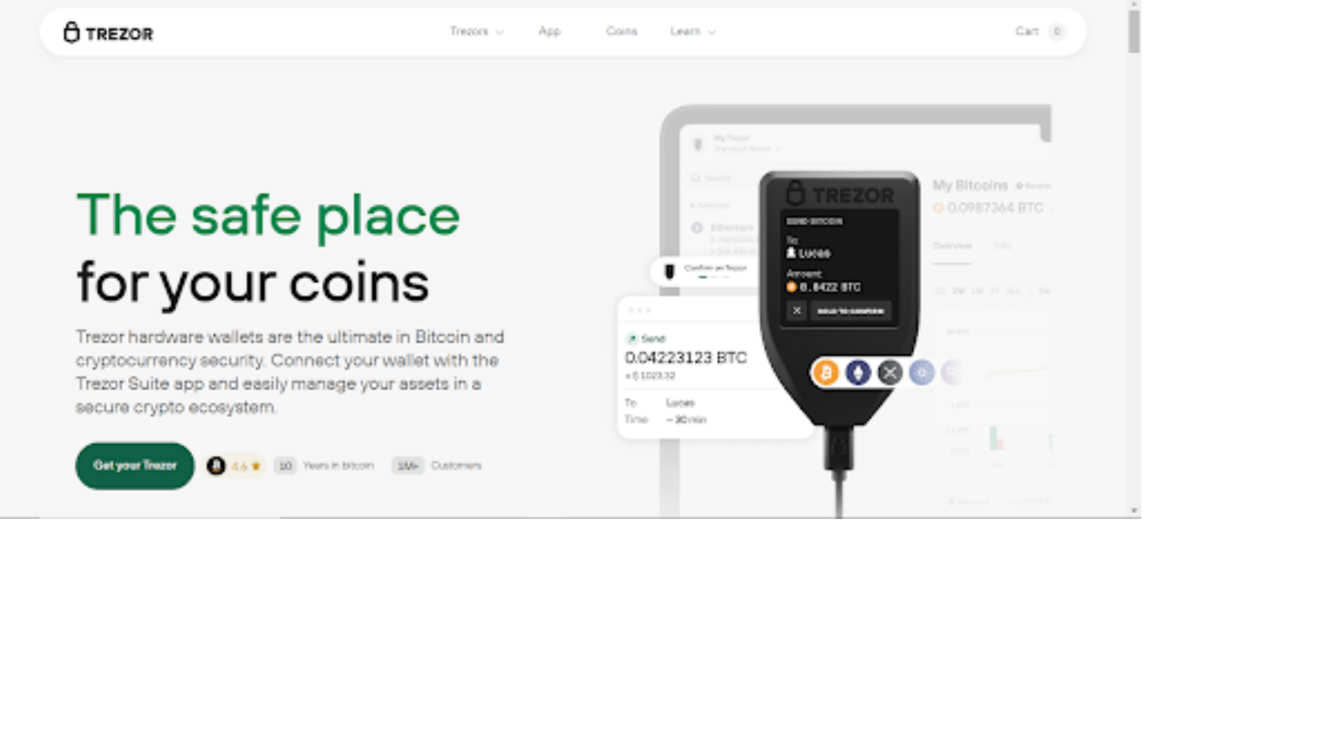 Stored capture of trezzeroiosart.webflow.io
