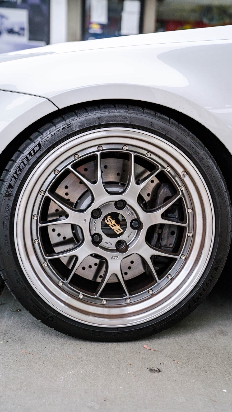 BBS wheels — silver detail