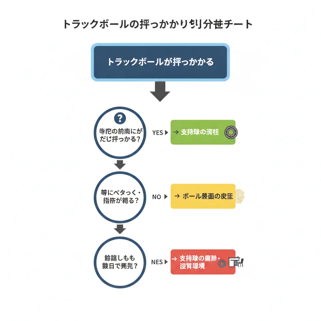トラックボールが突然引っかかる原因と直し方｜無水エタノールで5分の清掃手順 – 画像4