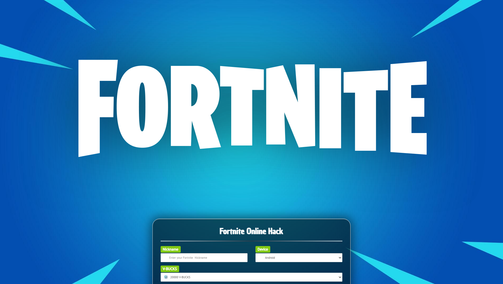 Stored capture of fortnitevbucks.pages.dev