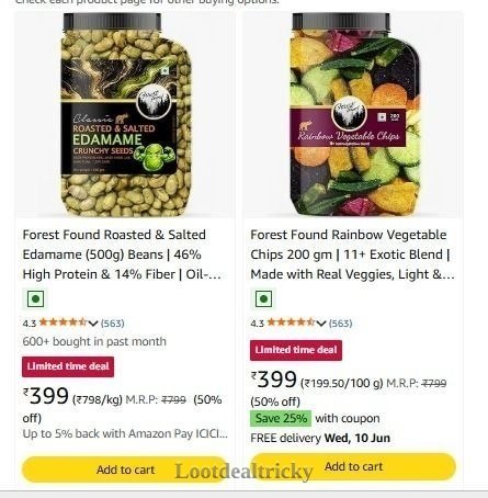 Amazon Grab Upto – Ultimate Budget Deal @ ₹399 (75%) Amazon Grab Upto – Ultimate Budget Deal @ ₹399 (75%)