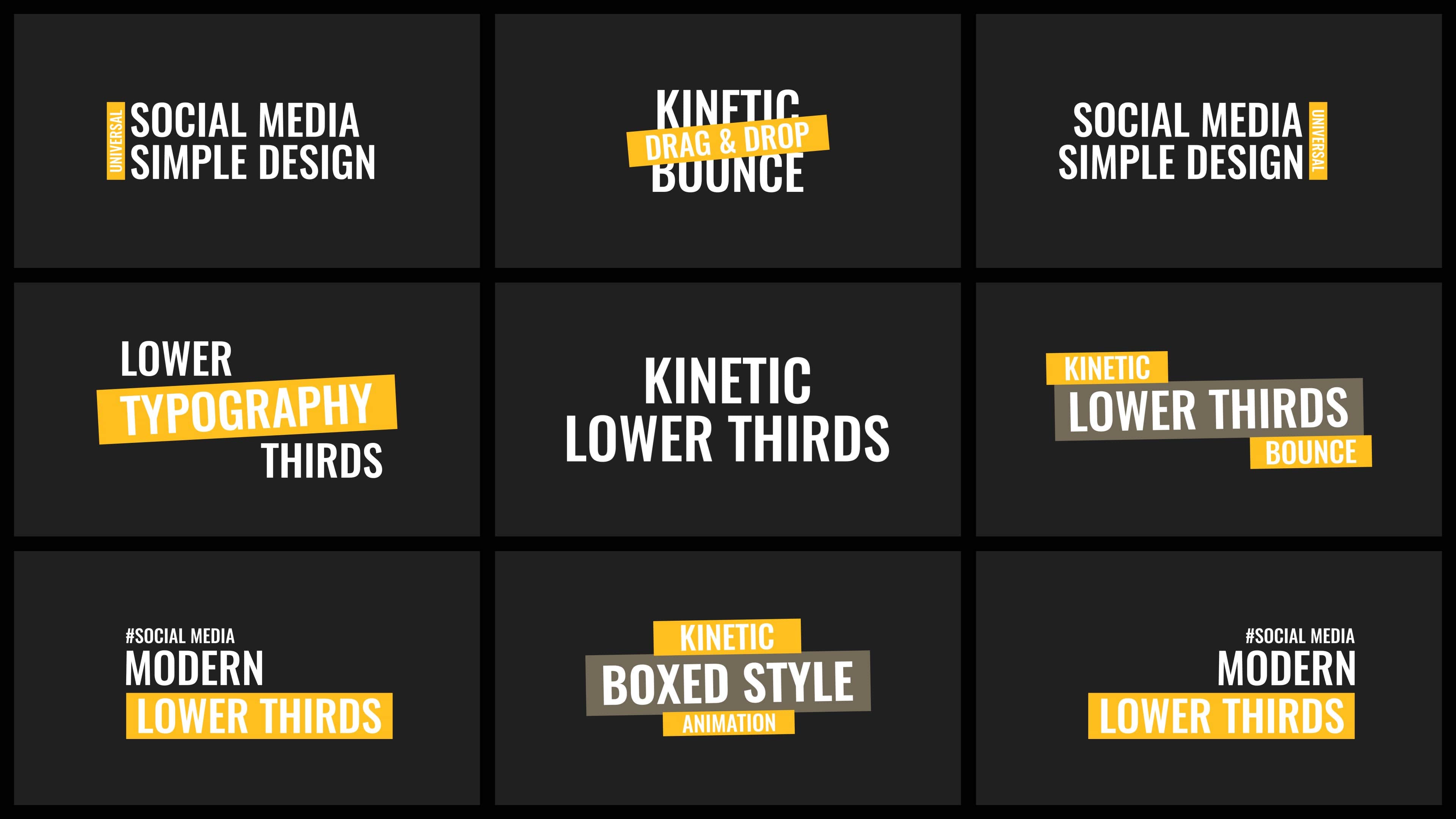 100+ Animated Lower Thirds - 2