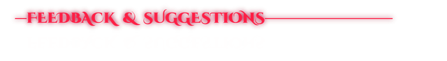 feedback