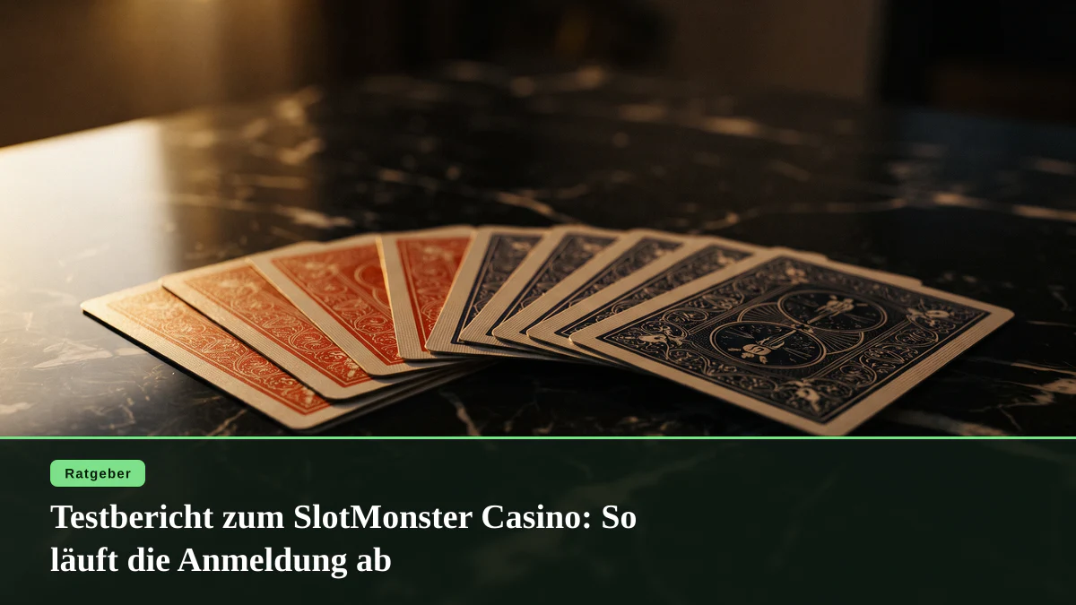 Testbericht zum SlotMonster Casino: So läuft die Anmeldung ab