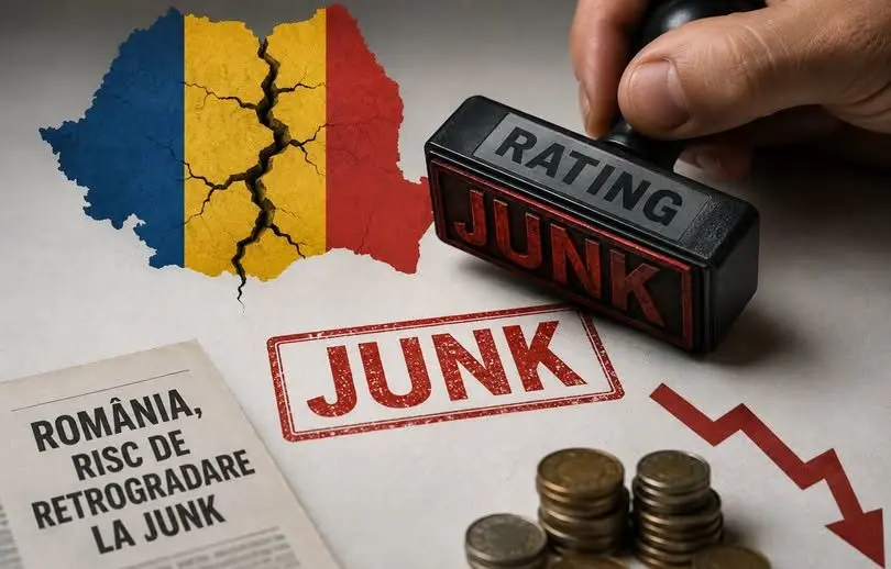 Retrogradarea la „junk” îngheață pensiile și reduce salariile.