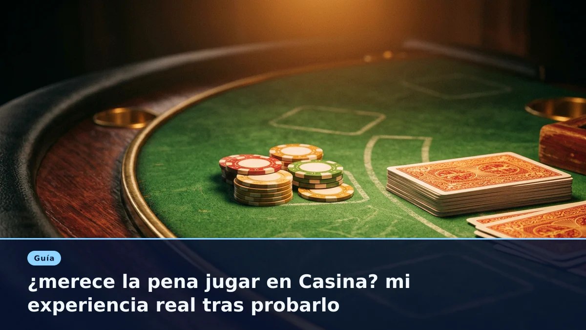 ¿merece la pena jugar en Casina? mi experiencia real tras probarlo