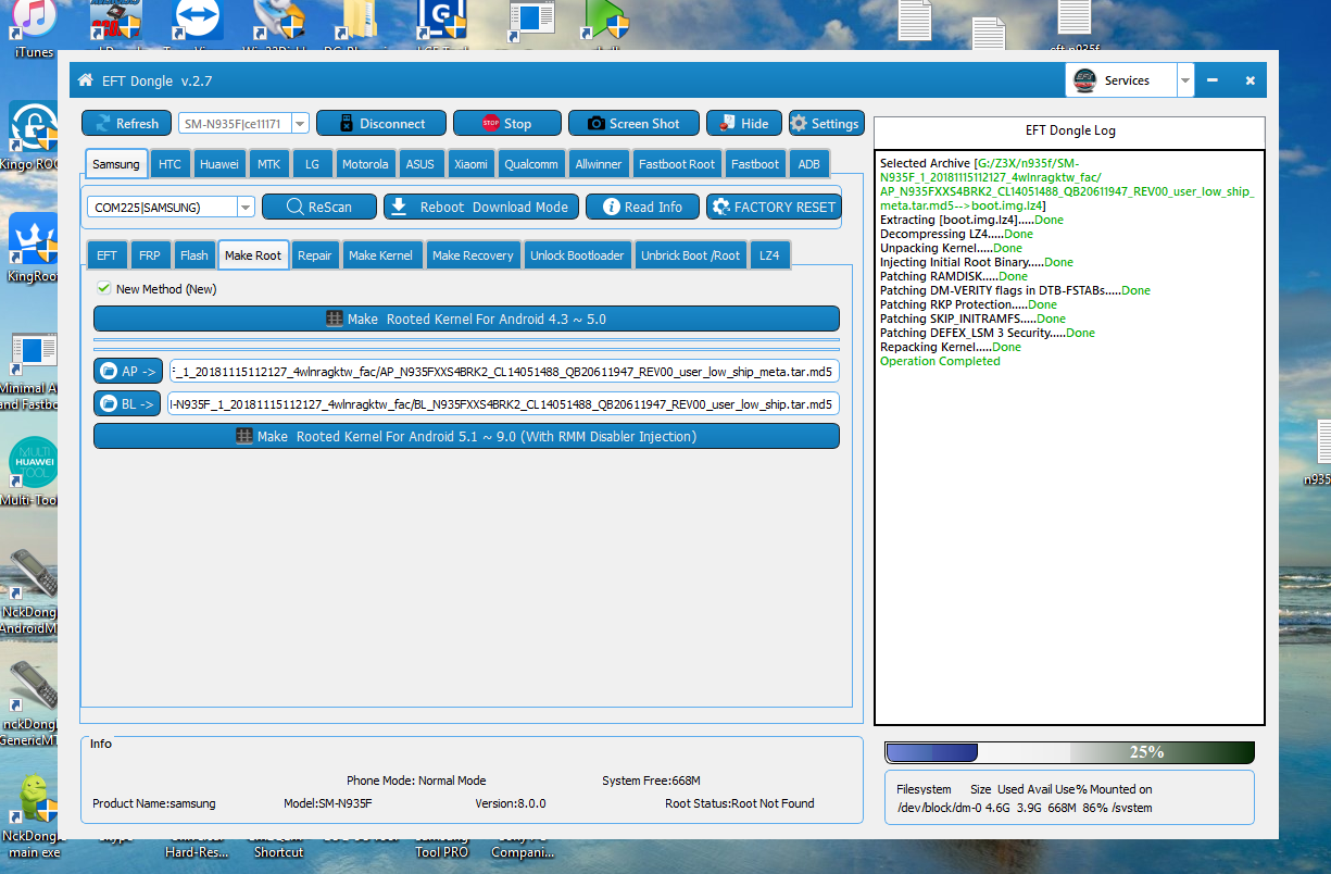 n935f root file creat