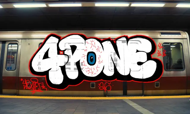 Graffiti artwork by 4PONE