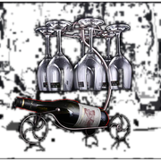 support-bouteilles-roue