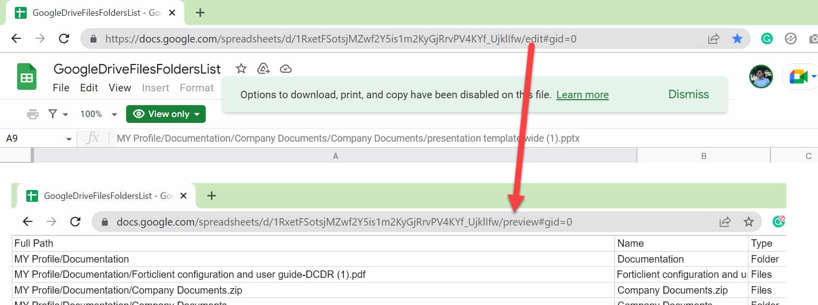How To Download Protected view Only Files From Google Drive