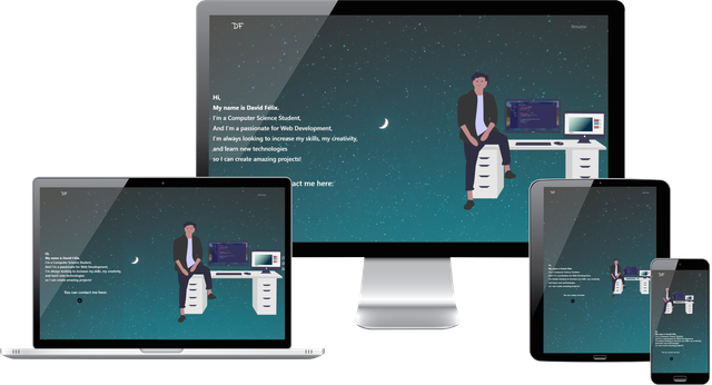 Original portfolio site screenshot
