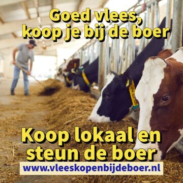 Goed vlees, koop je bij de boer - Koop lokaal en steun de boer - www.Vleeskopenbijdeboer.nl
