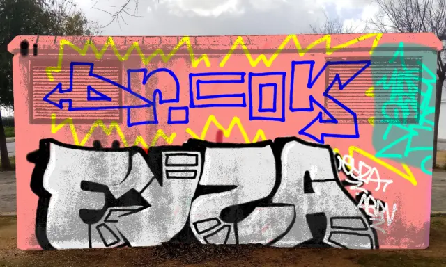 Graffiti artwork by eyza