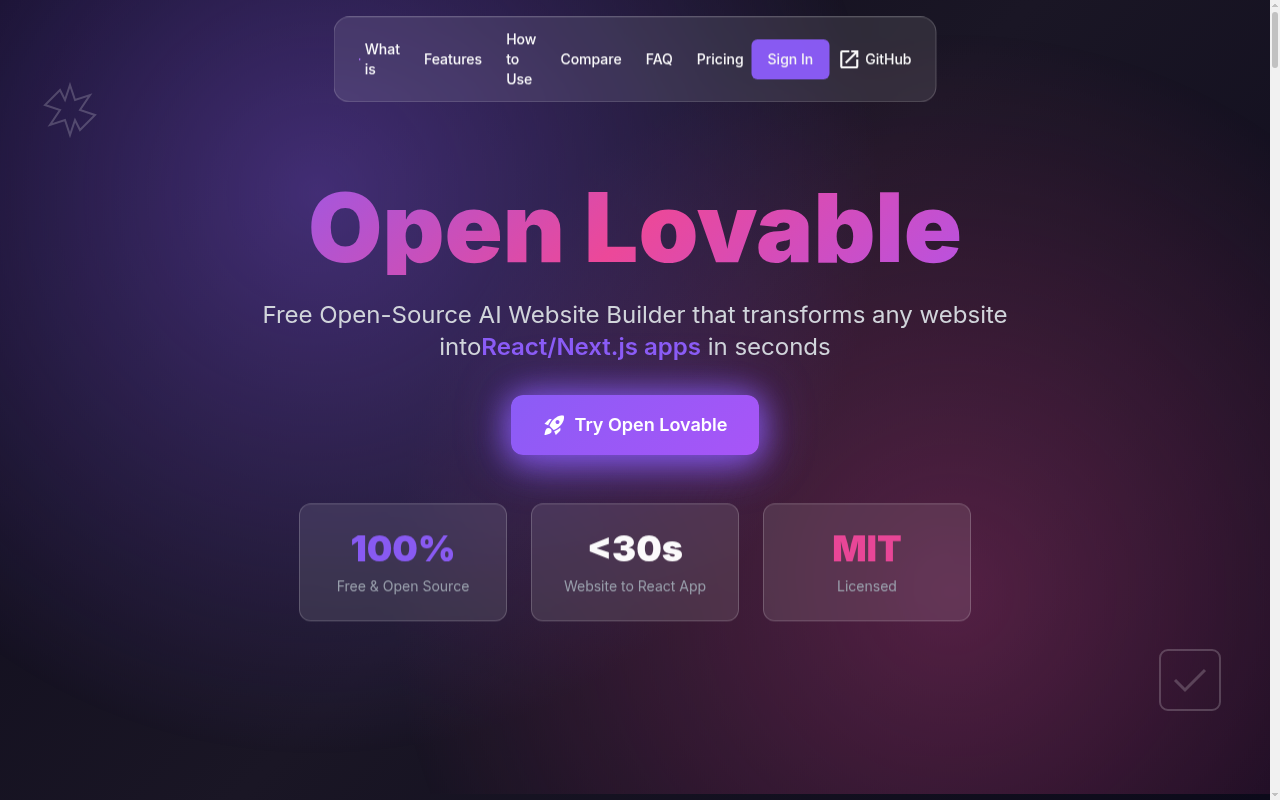 Open Lovable