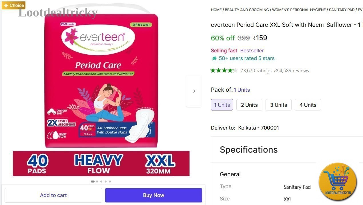 everteen Period Care – Just ₹159 | Top Unbeatable Deal everteen Period Care – Just ₹159 | Top Unbeatable Deal