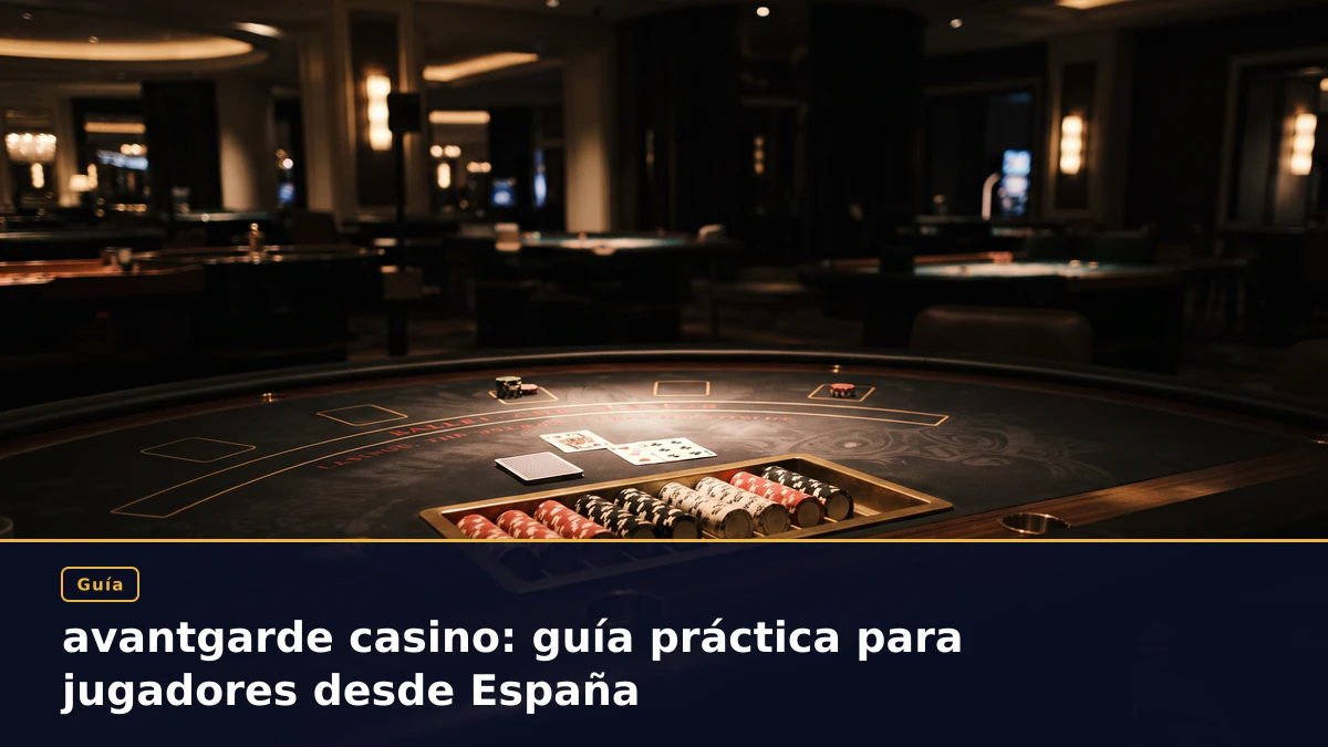 avantgarde casino: guía práctica para jugadores desde España
