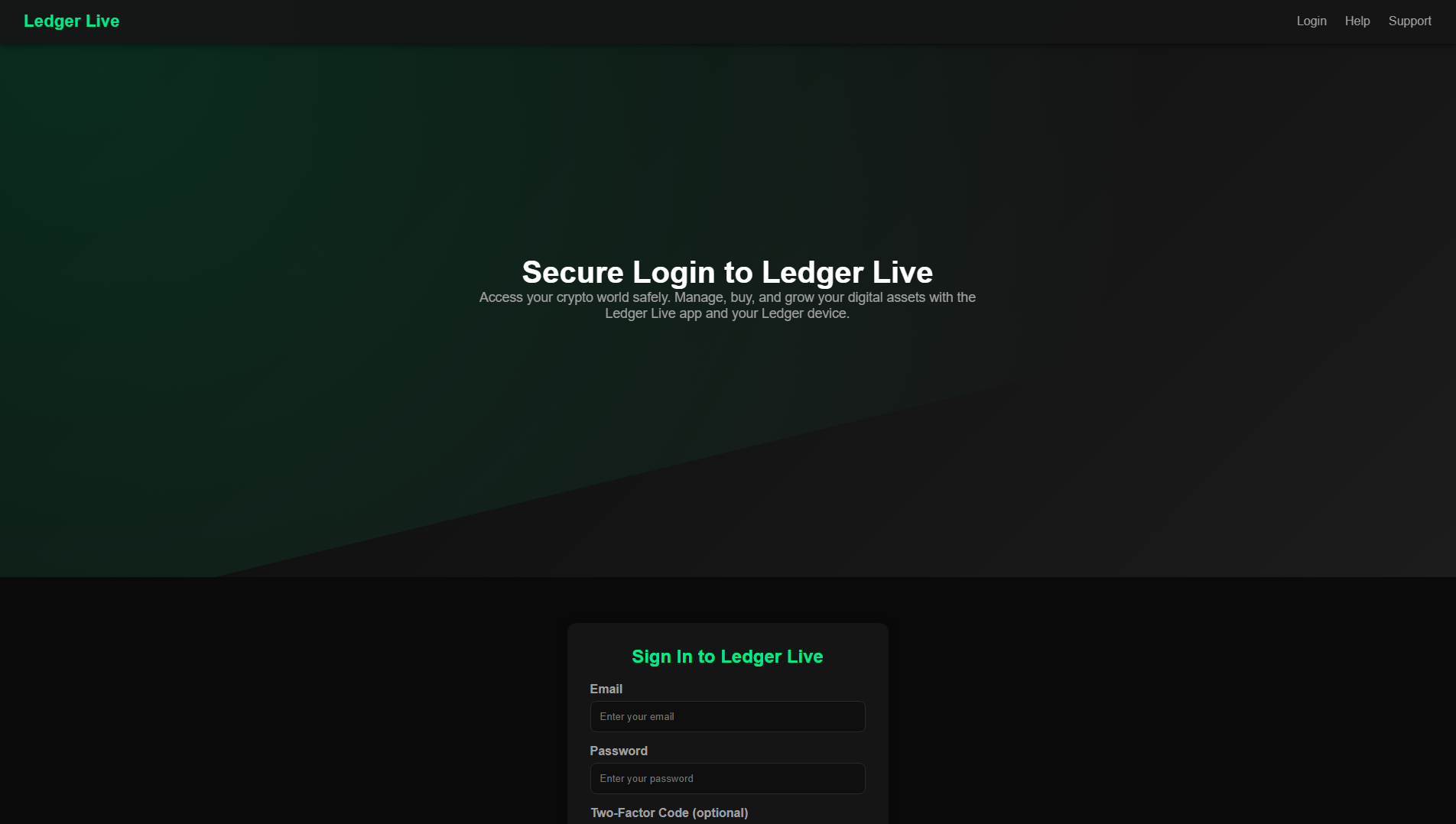 Stored capture of logn-ledgrcom.pages.dev