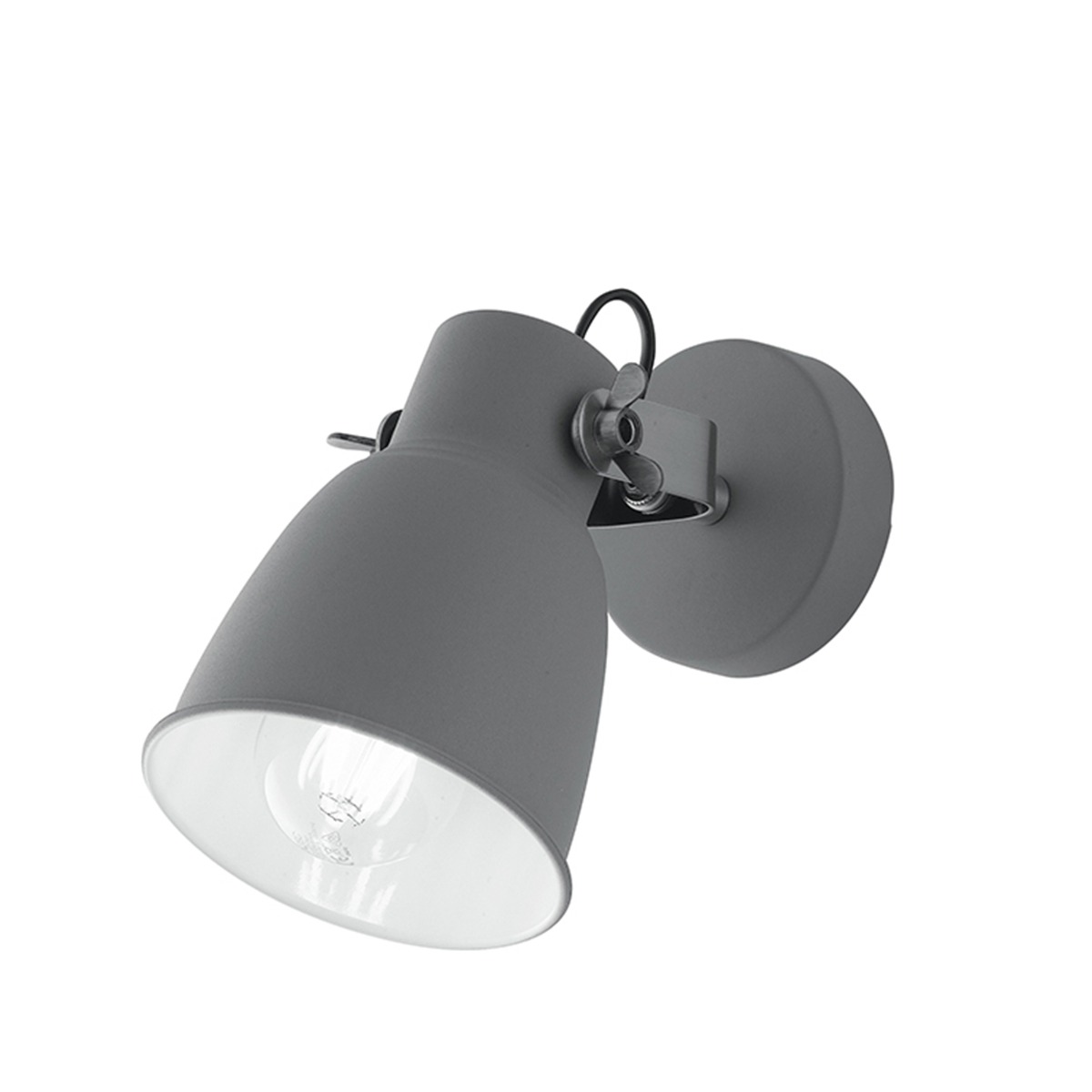 Applique Legend E27 – Gris – 12,3 × 19,5 × 22 cm