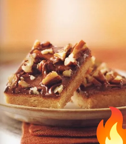 Постер Коржики "Тоффи" с шоколадом и орехами