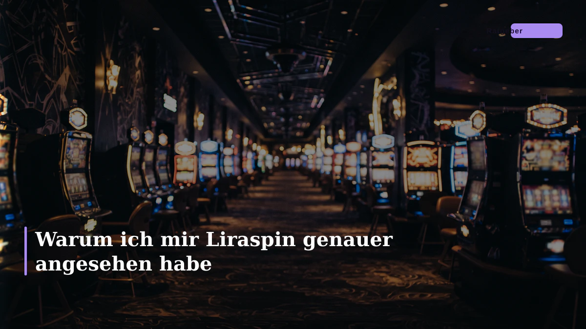 Warum ich mir Liraspin genauer angesehen habe